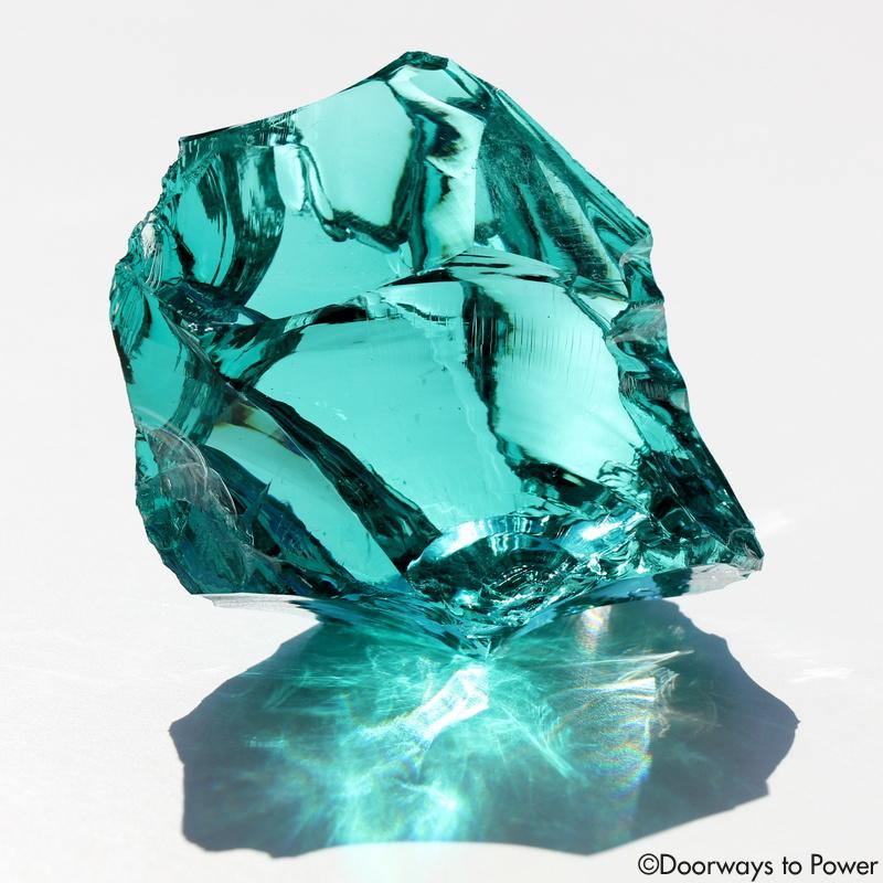 Cyan Angeles Monatomic Andara Crystal 'Celestial Messenger'
