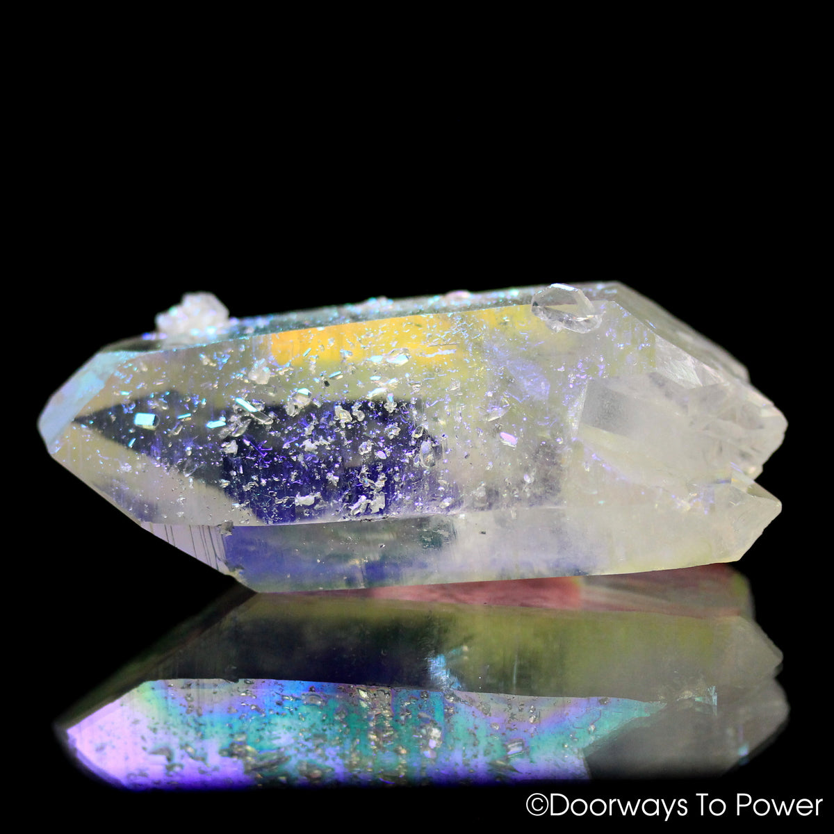 Angel Aura Lemurian Seed Quartz Master Record Keeper ET Crystal