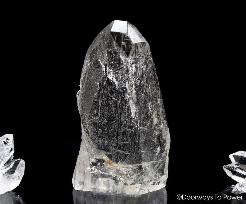 Lemurian Quartz Crystal Lightbrary 'Light Language' 9D Energy Gateway