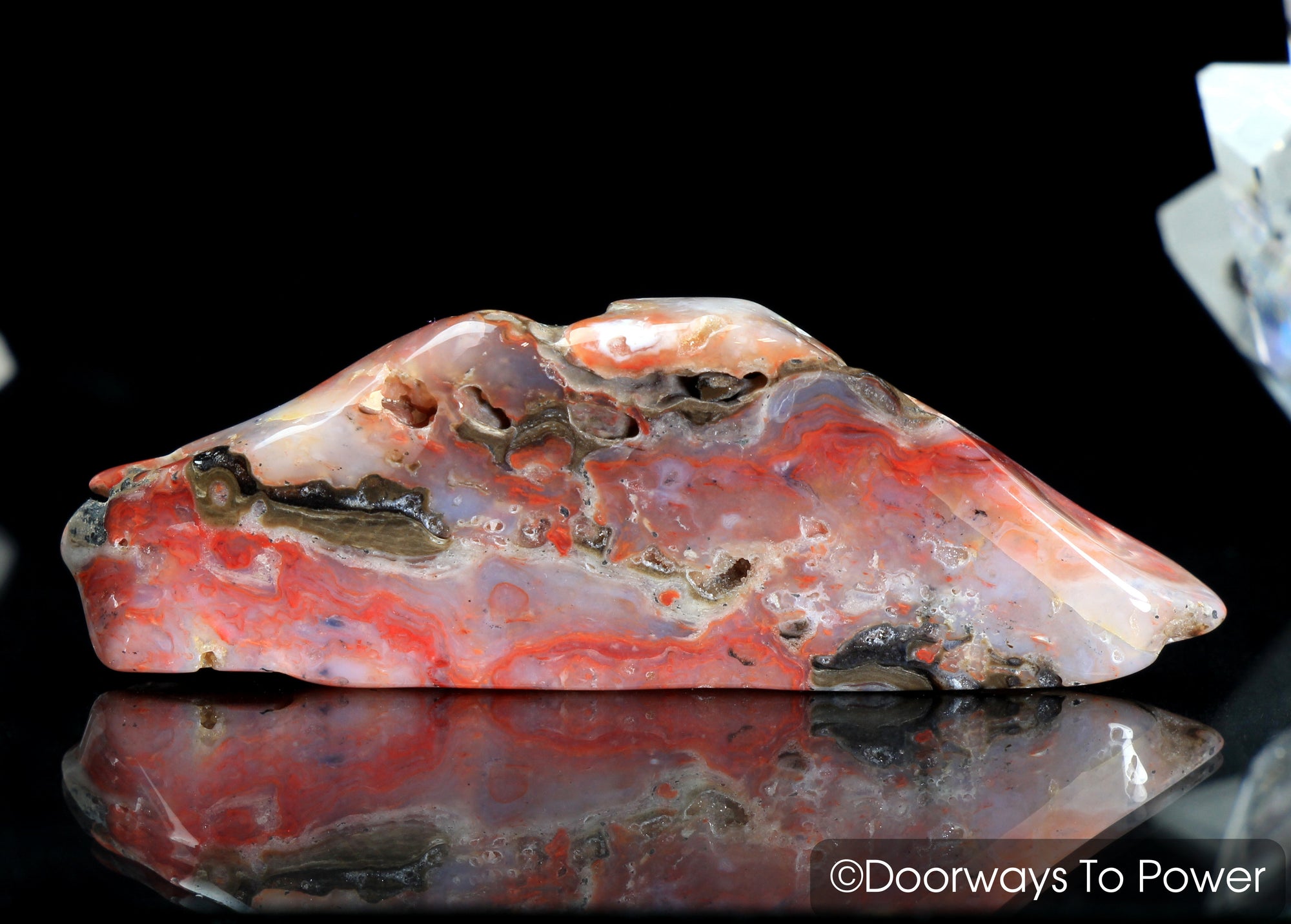 Cinnazez Azeztulite Azozeo Super Activated Crystal Polished 