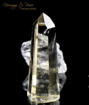 Citrine Quartz Abundance Crystal  'Prosperity Goddess'