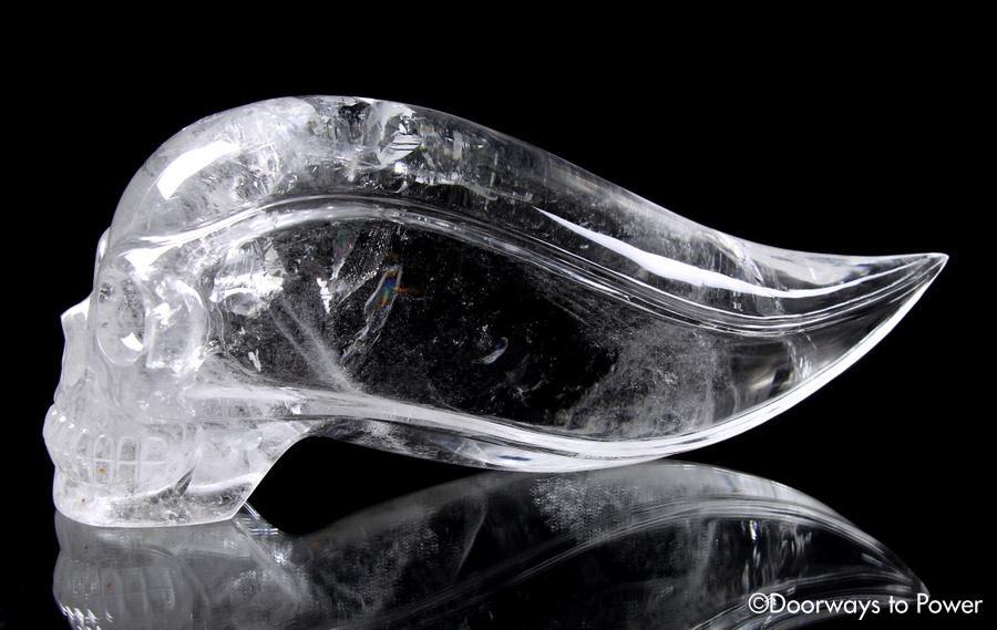 LeMurian Traveler Quartz Crystal Skull 'Dreamer' Leandro De Souza