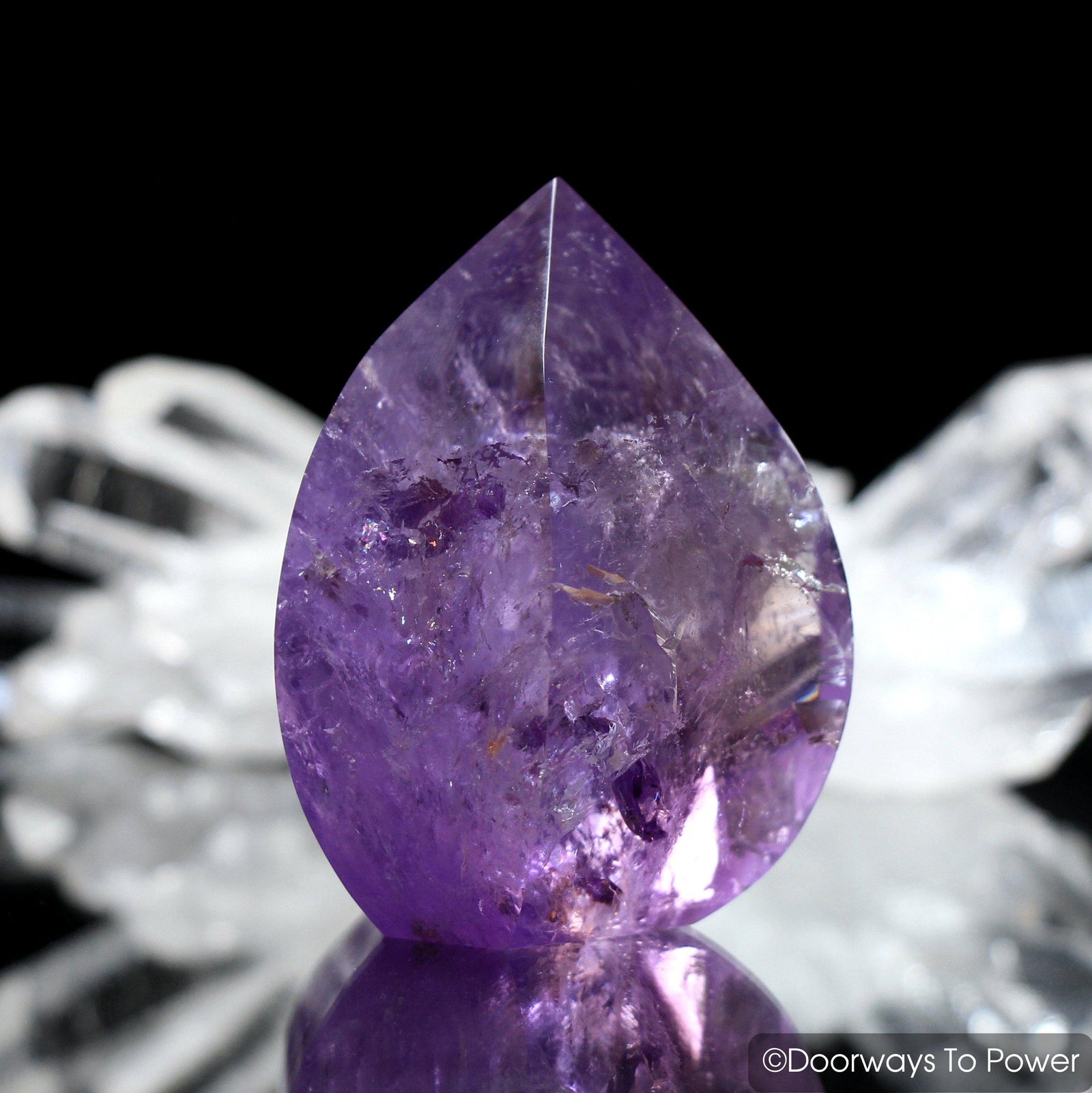 John of God Quartz Amethyst Casa Crystal Flame
