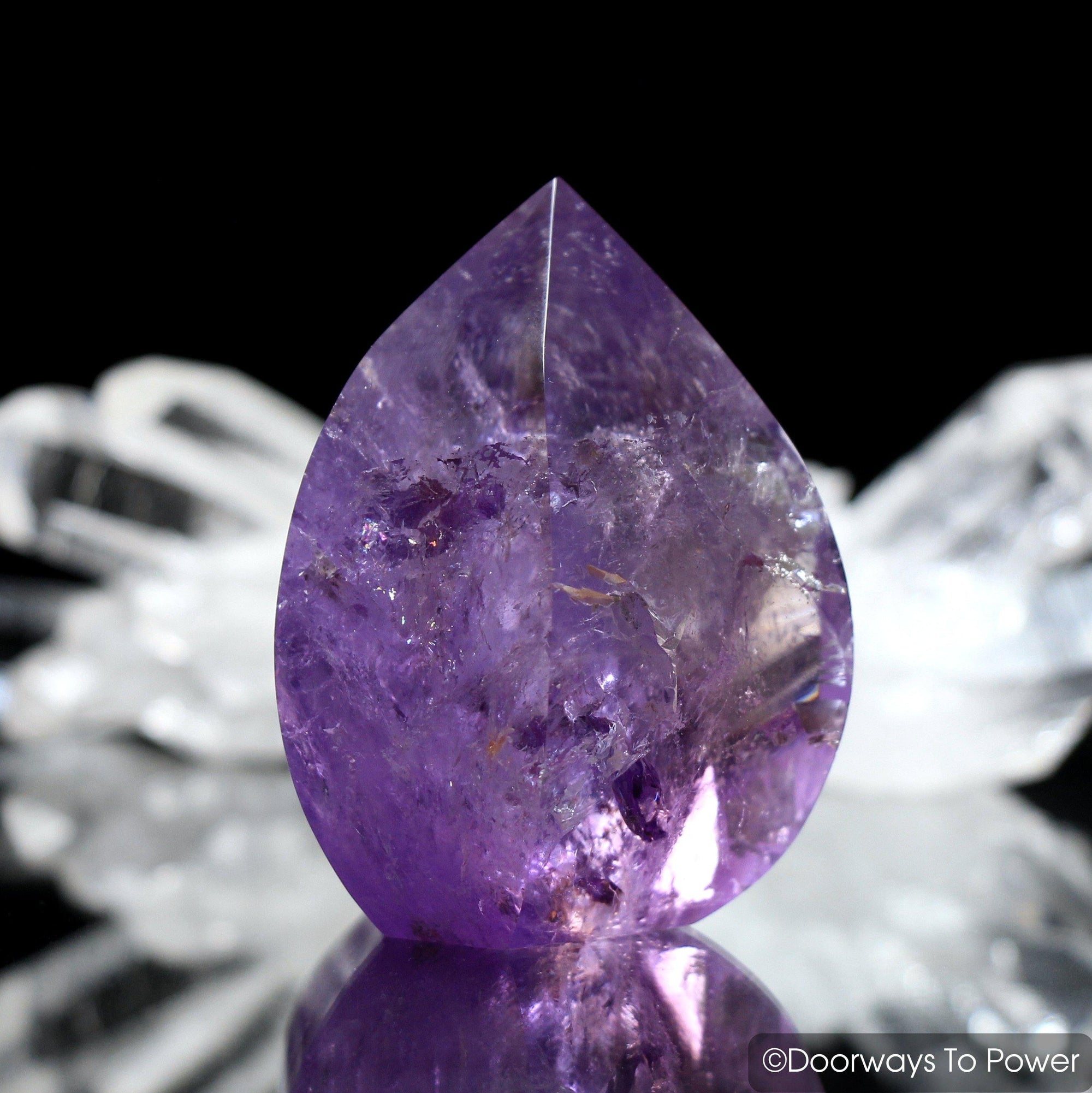 John of God Quartz Amethyst Casa Crystal Flame