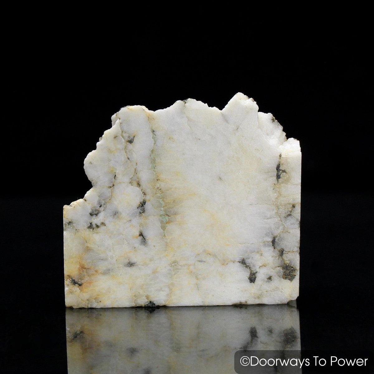 Azozeo™ Phenacite Tumbled & Polished Gemstone Slice (Very Rare)