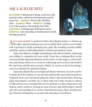 Aqua Aura Metaphysical Properties Book of Stones