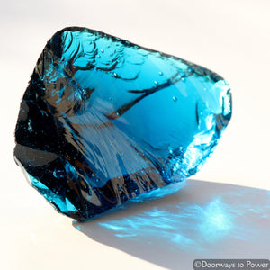 Electric Blue Atlantean Andara Crystal 'Pleiadian Emissaries of the Light'