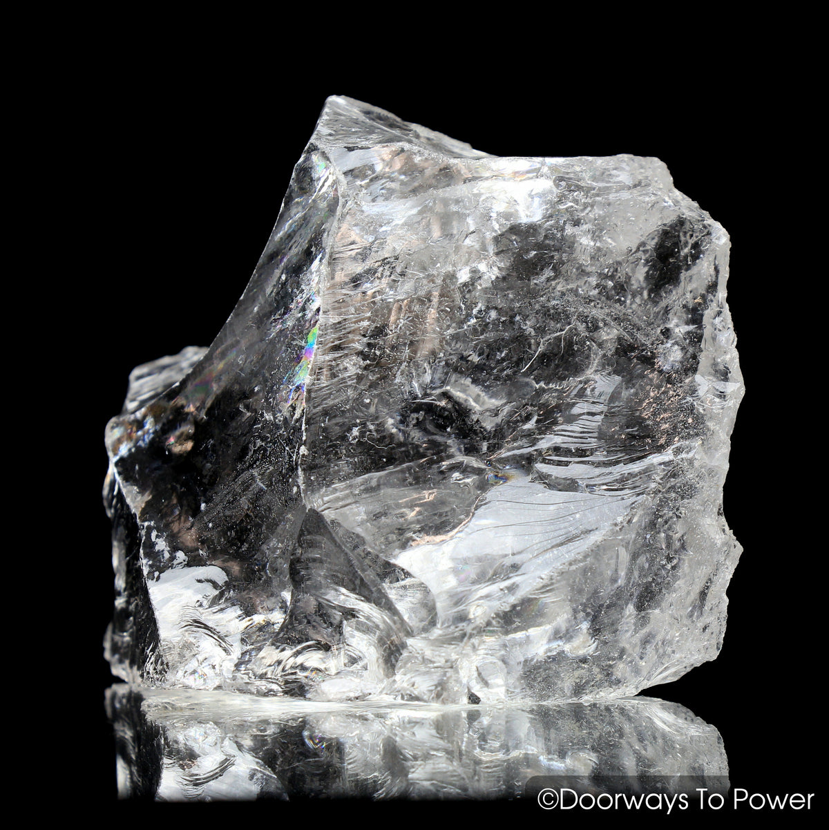 Satyaloka Clear Azeztulite Quartz Crystal Altar Stone