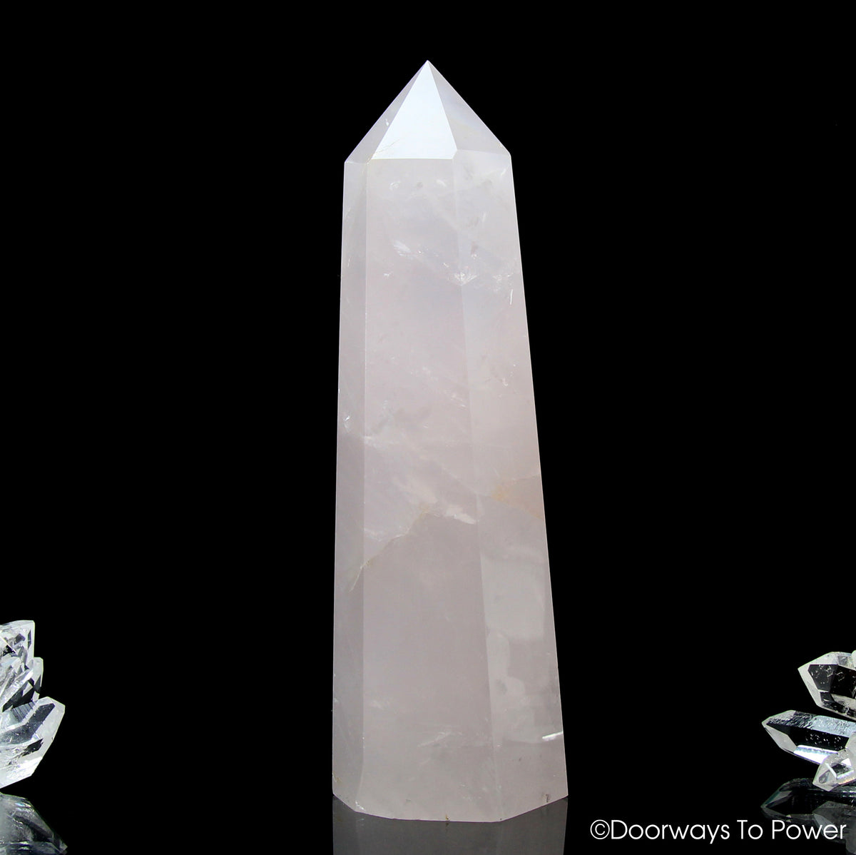 John of God Crystal Rose Quartz Casa Crystal Healing Tower 
