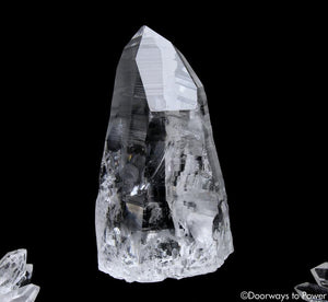 Colombian Lemurian Light Quartz Isis Crystal Point 'Illuminate'