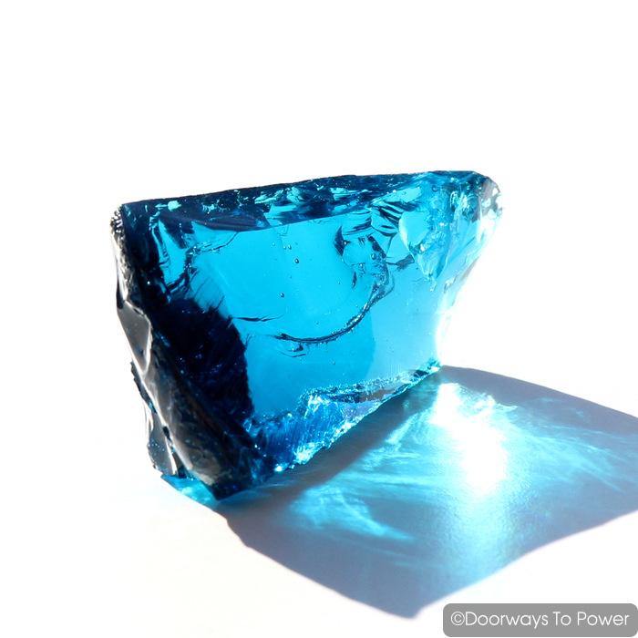 Electric Blue Atlantean Andara Crystal 'Pleiadian Emissaries of the Light'