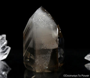 Golden Lemurian Manifestation Quartz Crystal