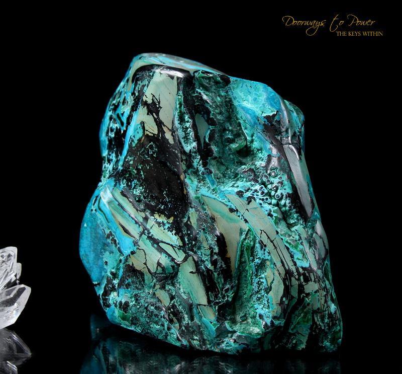 Chrysocolla & Malachite Crystal 