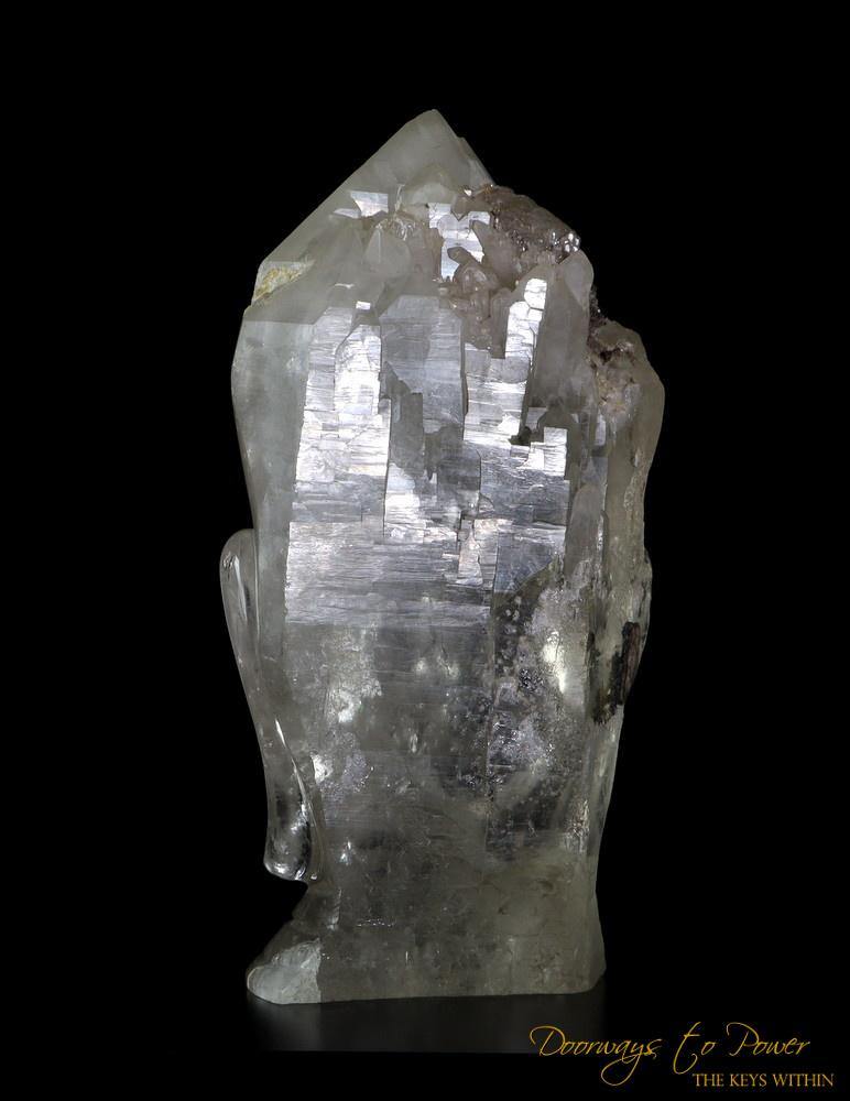 Citrine Quartz Lightbrary Buddha Head Crystal Sculpture