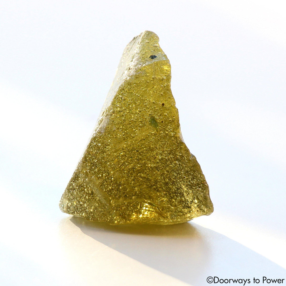 Golden Tibetan Green Sea Foam Andara Crystal