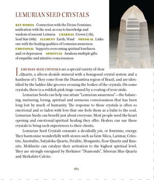 Lemurian Seed Properties book of stones