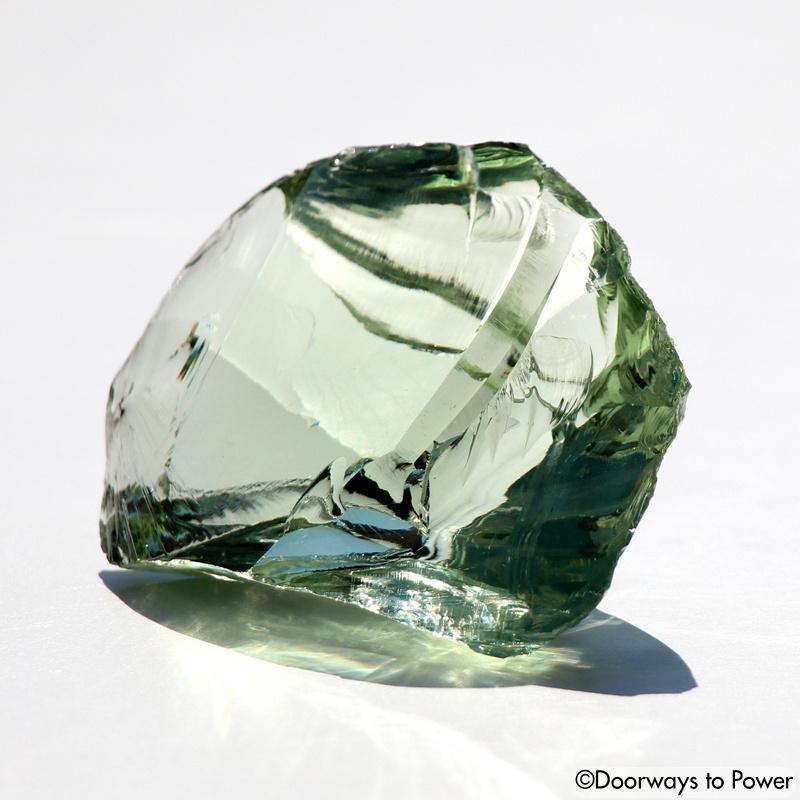 Terra Olive Earth Shaman Andara Crystal 'One Who Sees in the Dark'