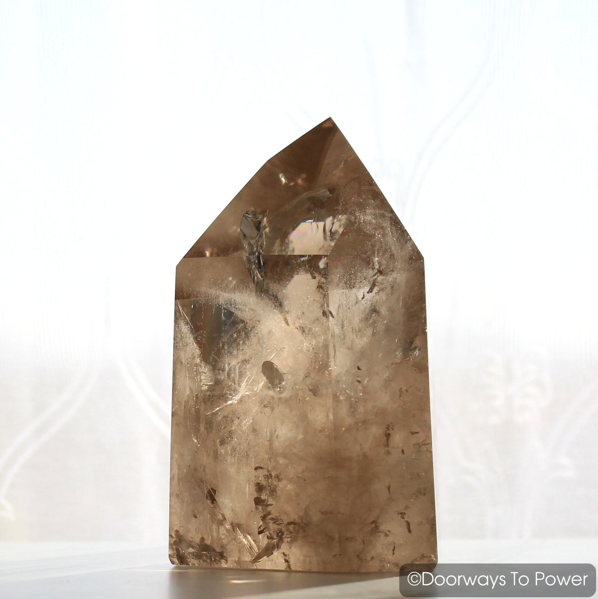 John of God Crystal Smoky Quartz Casa Crystal Altar Stone 