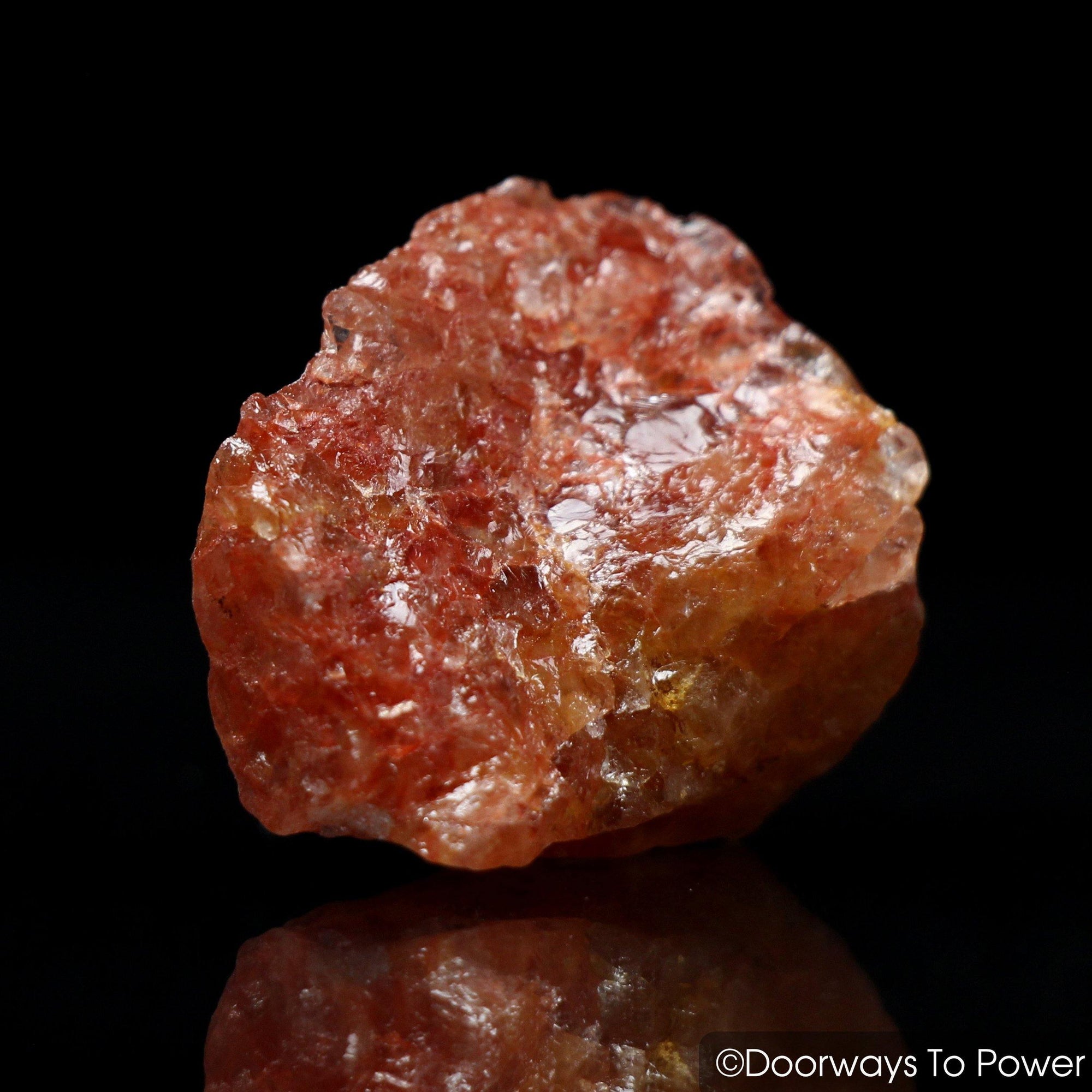 Himalaya Red Gold Azeztulite Crystal Tumbled & Polished