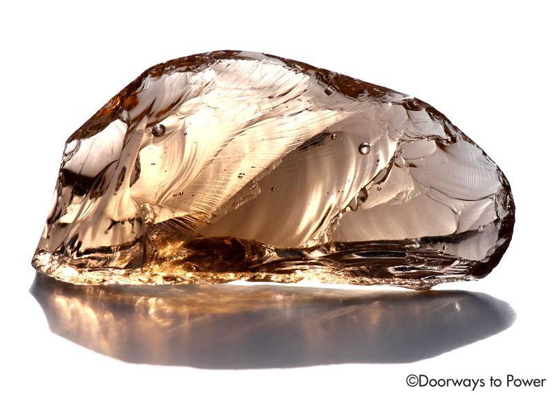 Lemurian Etherium Gold Andara Crystal