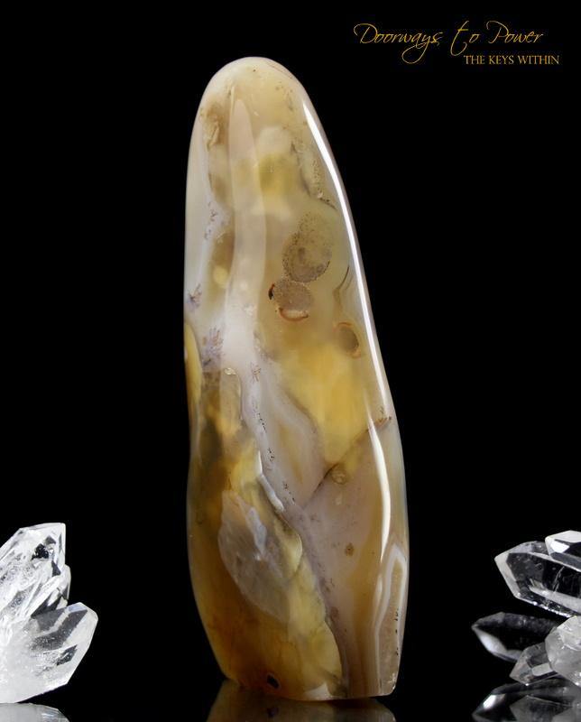 Shantilite Crystal Sculpture 'Divine Peace' Shanti Light