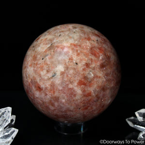 Sunstone Crystal Sphere Abundance Stone