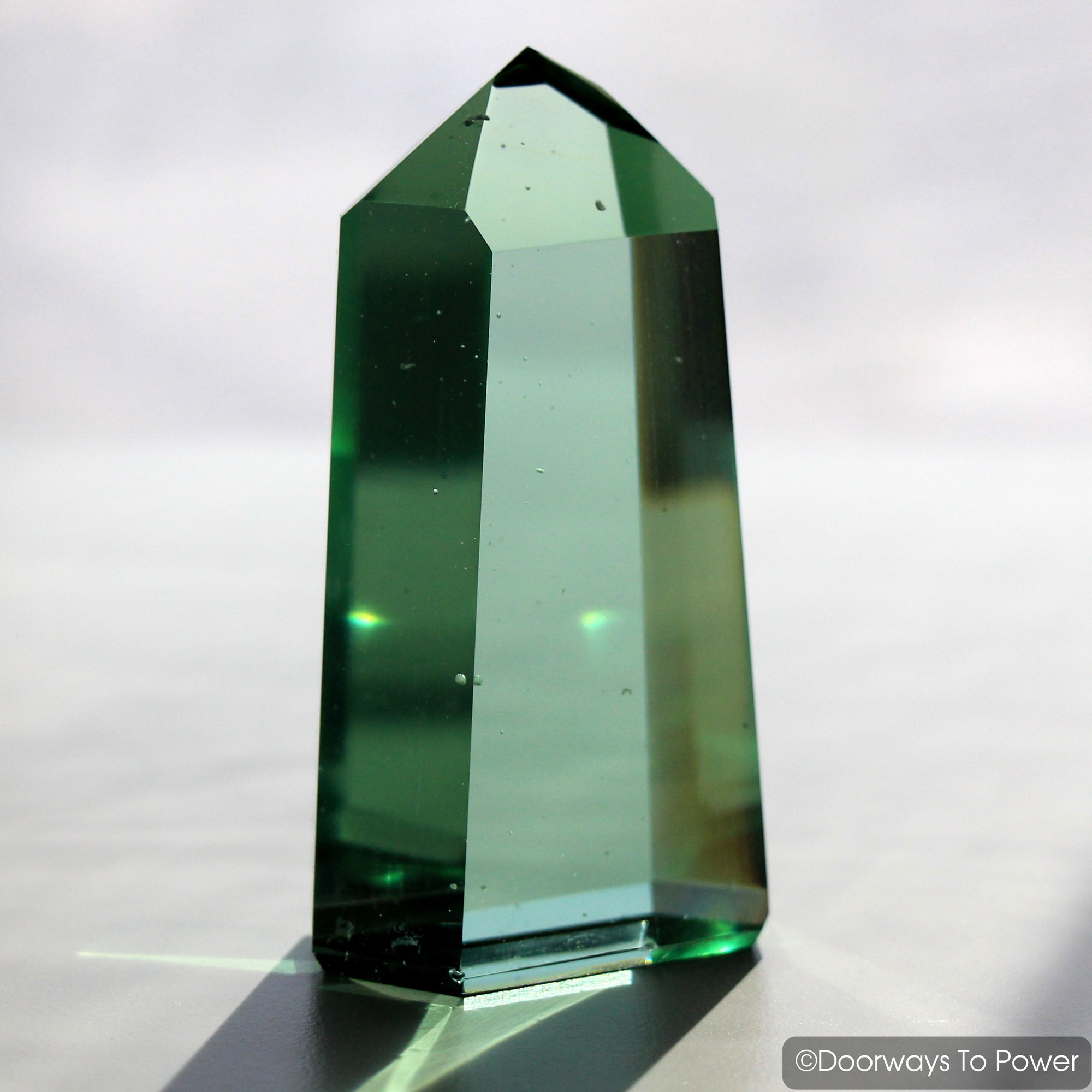 John of God Crystal Green Obsidian Casa Crystal Master Dow