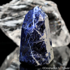John of God Sodalite Casa Crystal Point 