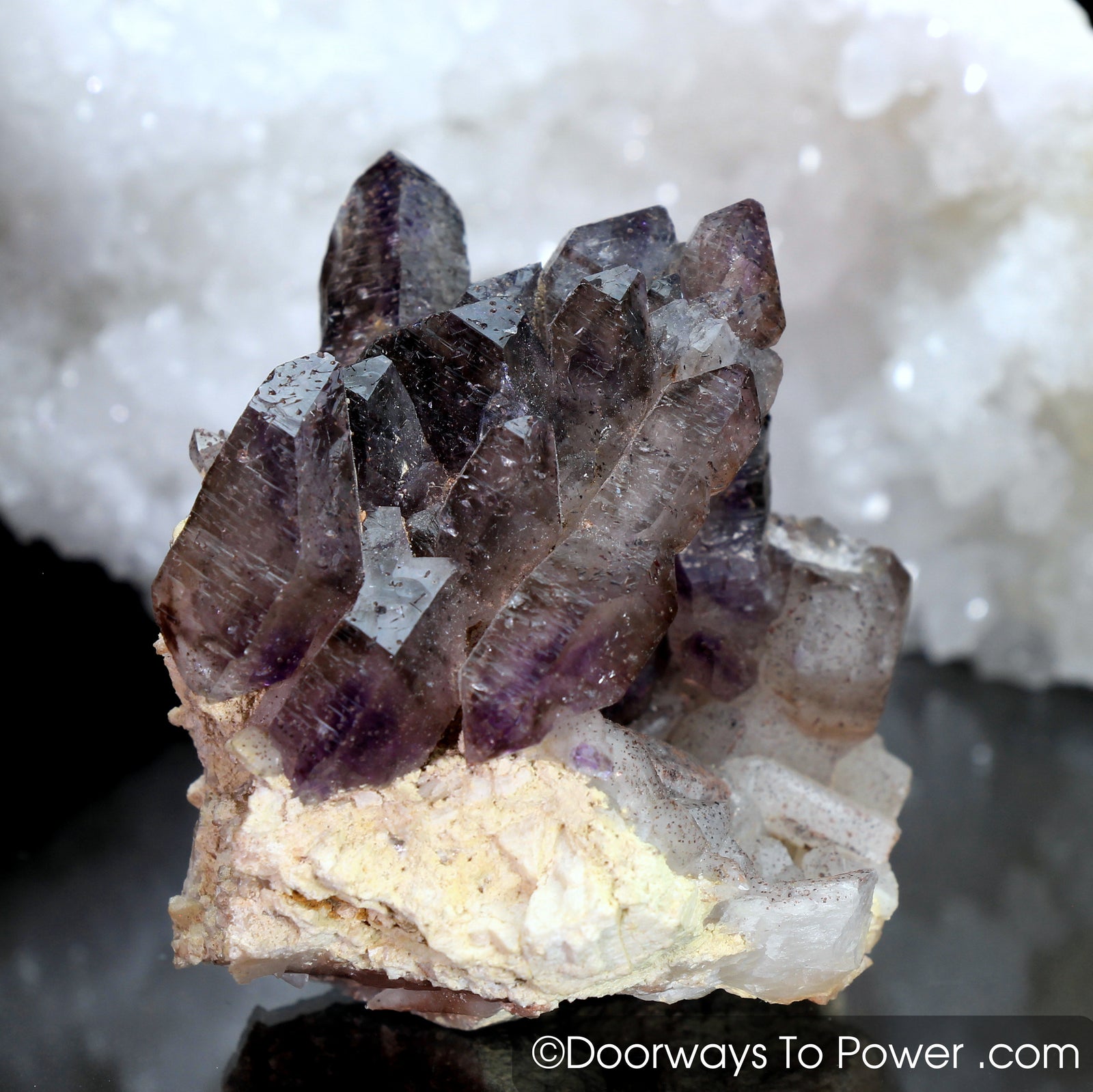 Melody Stone Super 7 Tantric Twin Record Keeper Crystal Cluster w/ Pleiadian Starbrary