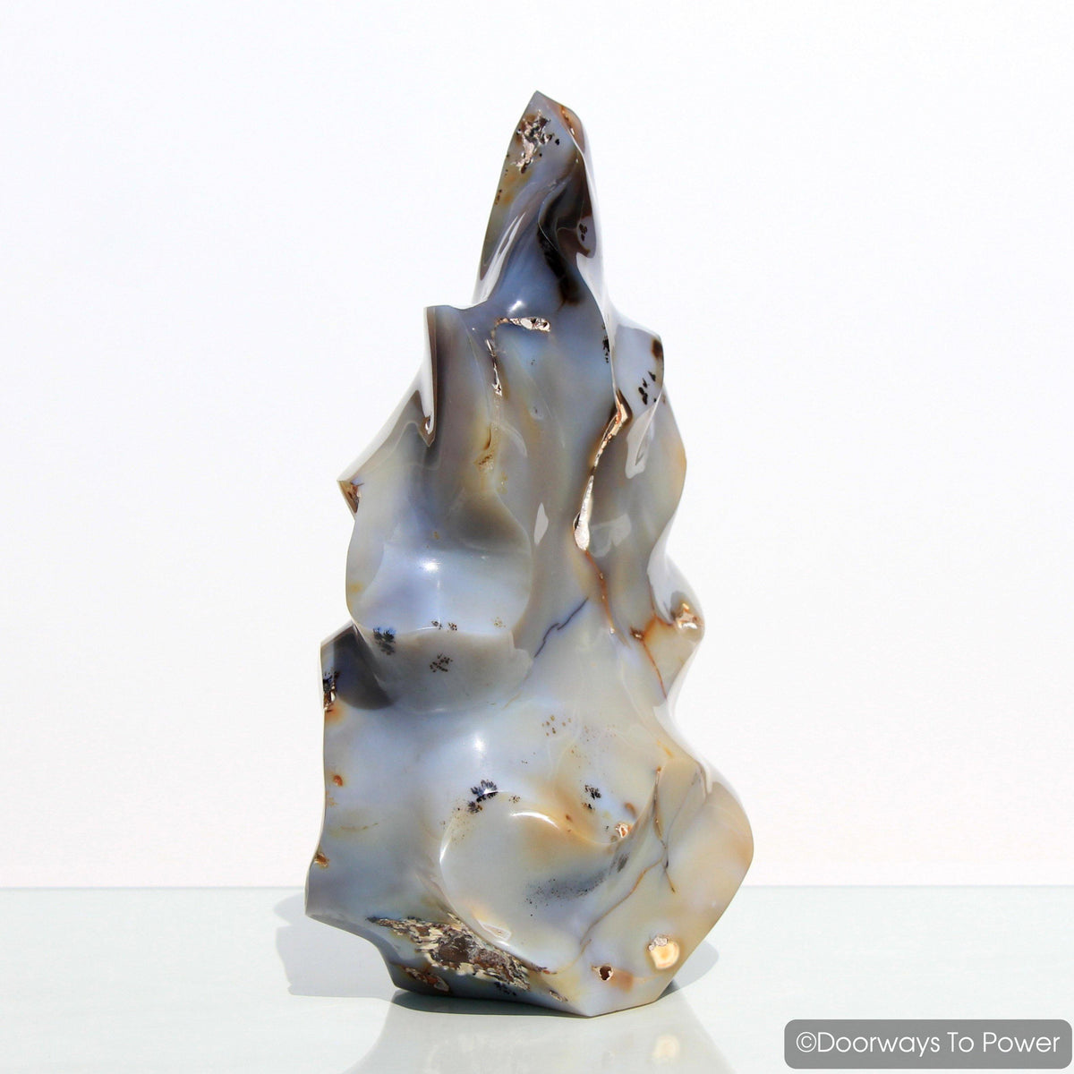 Shantilite Crystal Sculpture & Altar Stone 'Divine Peace' Shanti Light