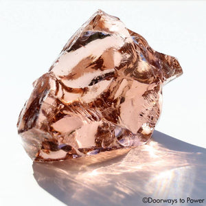 Desert Rose Pink Monatomic Andara Crystal Temple Piece 'ZEN'