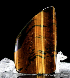 Tigers Eye "Voyager' Meditation Crystal "Discernment and Balance"