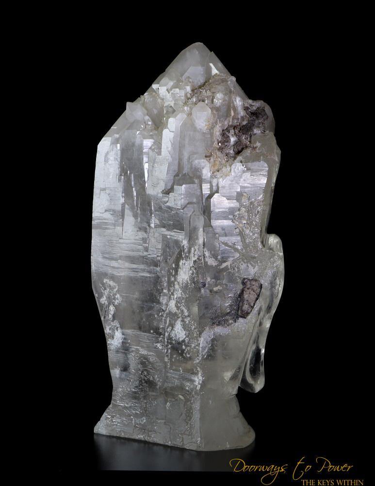 Citrine Lightbrary Buddha Crystal Sculpture