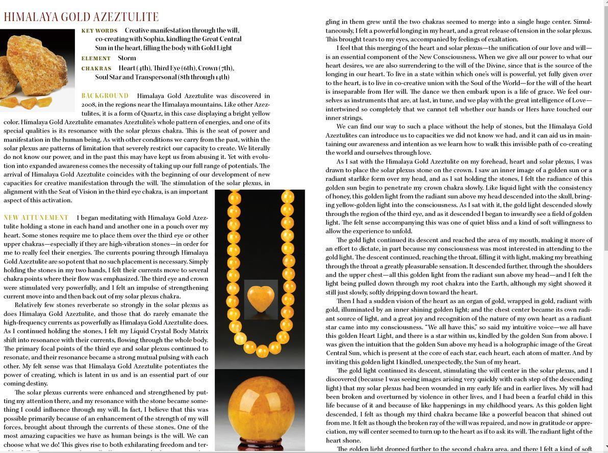 Himalaya Gold Azeztulite Properties