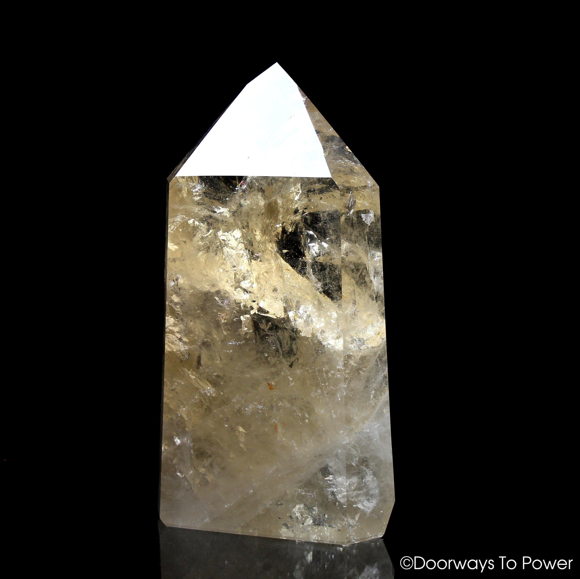  John of God Citrine Abundance Accumulator Casa Crystal Altar Stone