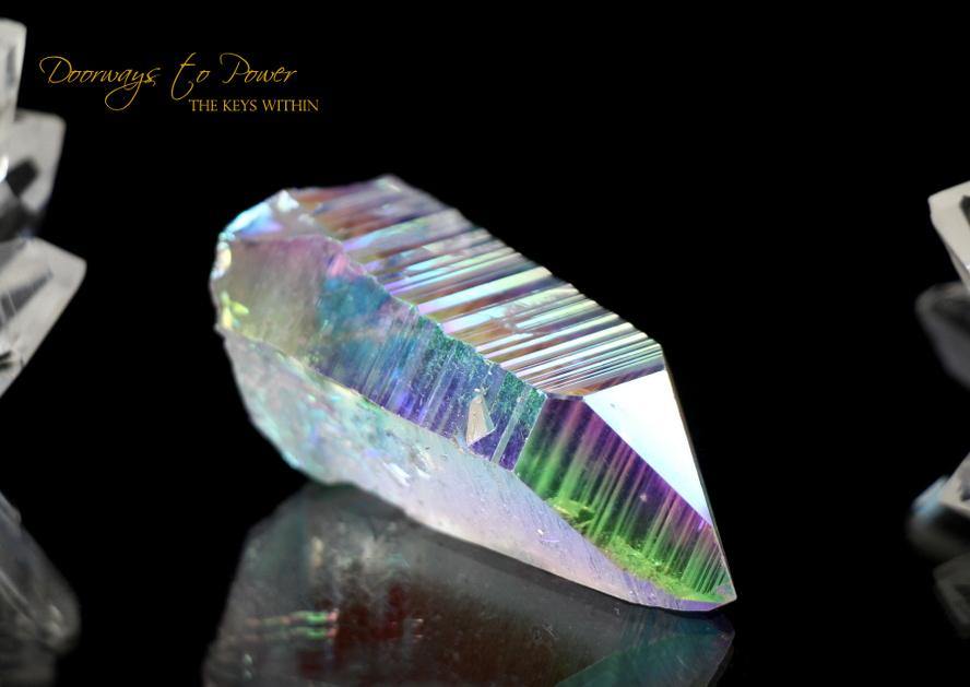 Angel Aura Lemurian Quartz Sunken Record Keeper Crystal