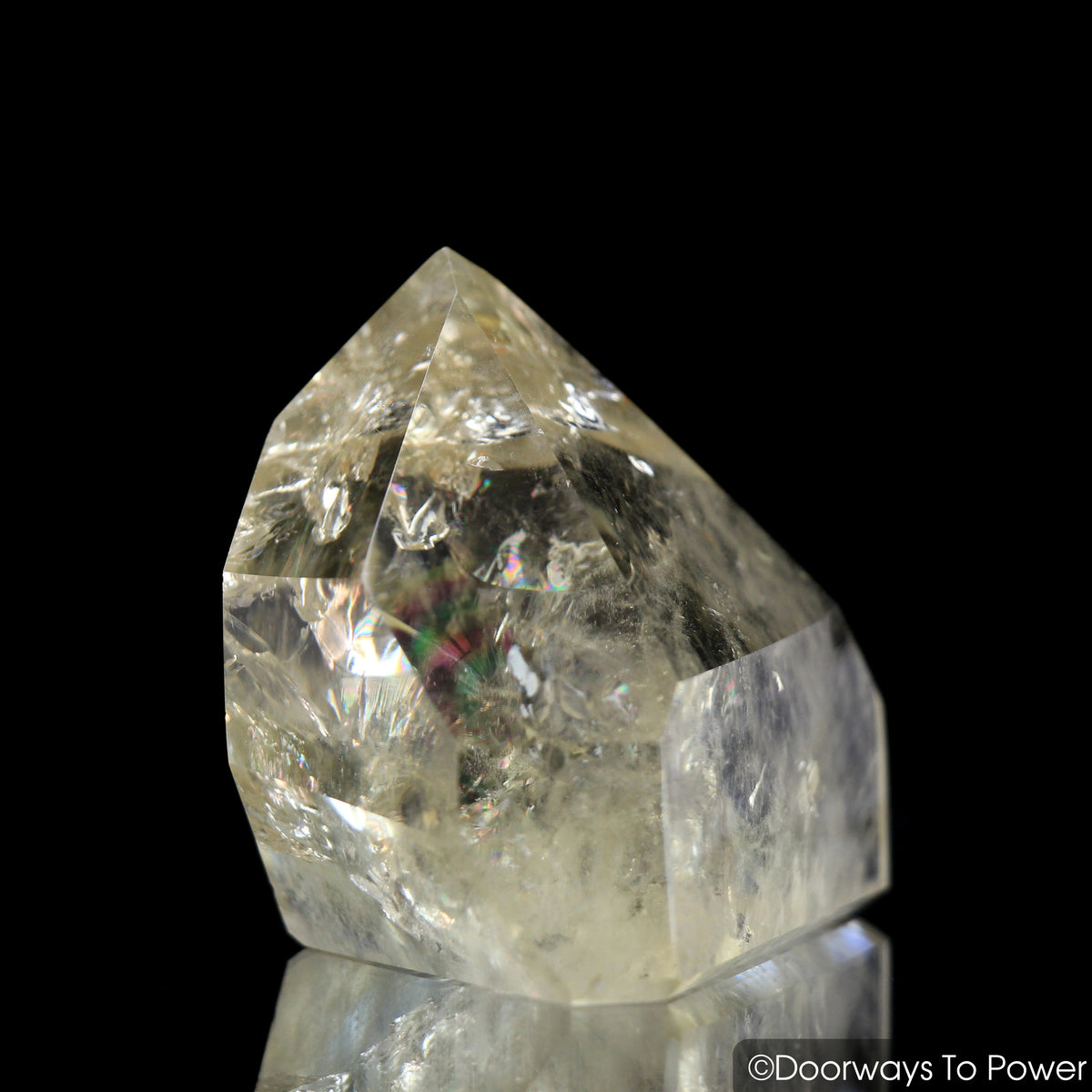 John of God Crystal Citrine 'Abundance Stone' Manifest Spirit Isis Casa Crystal Point