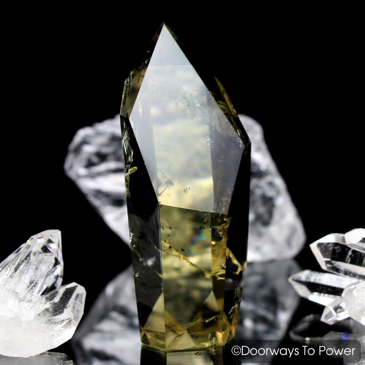 John of God Blessed Citrine Casa Crystal Point "Abundance & Good Fortune'