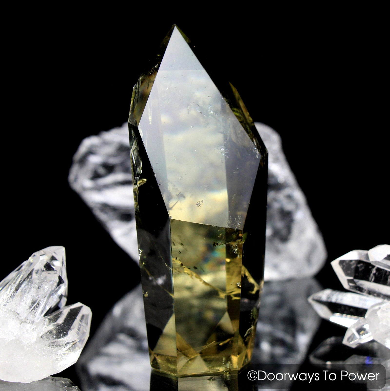 John of God Blessed Citrine Casa Crystal Point "Abundance & Good Fortune'