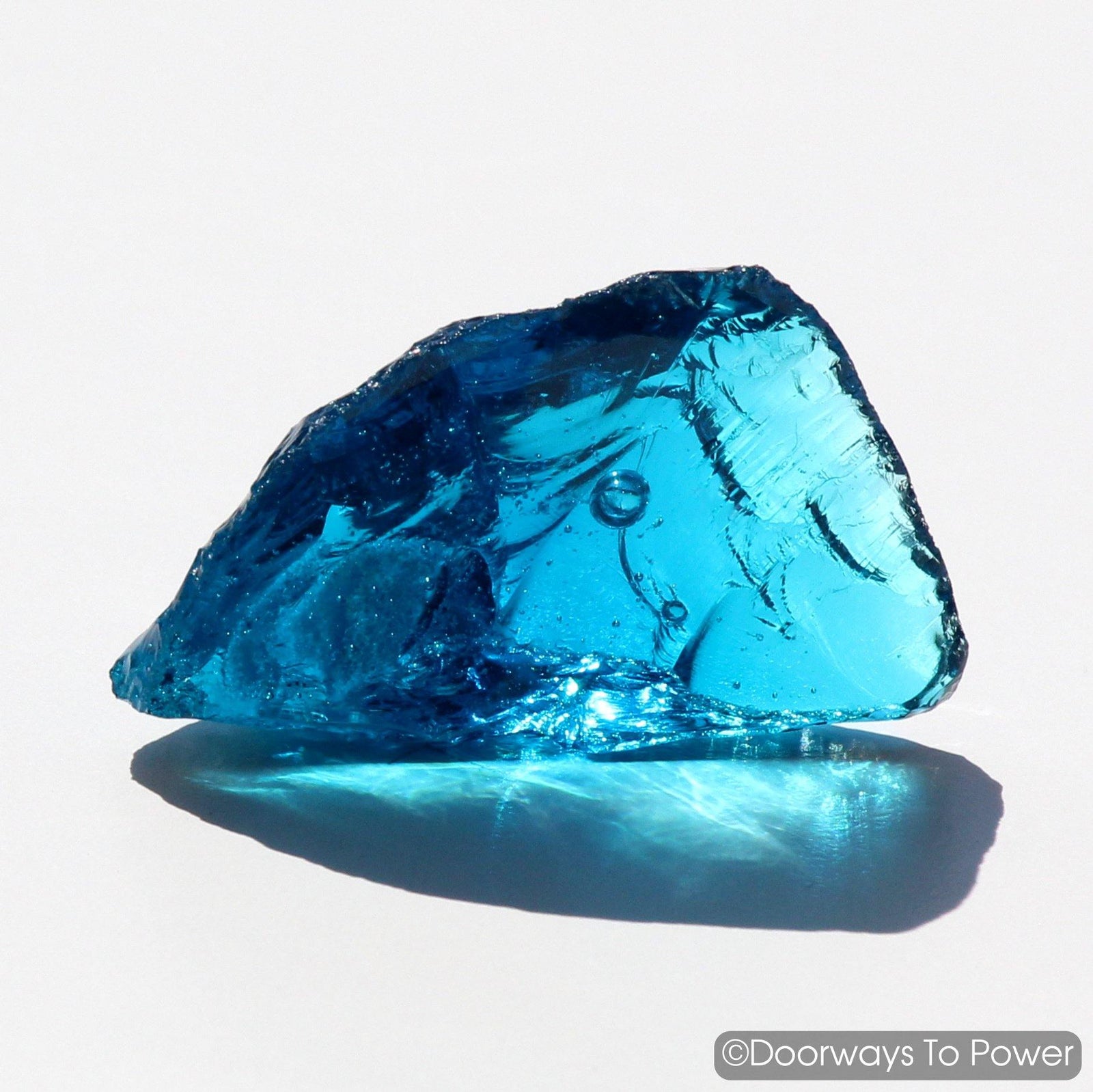 Electric Blue Atlantean Andara Crystal 'Pleiadian Emissaries of the Light'