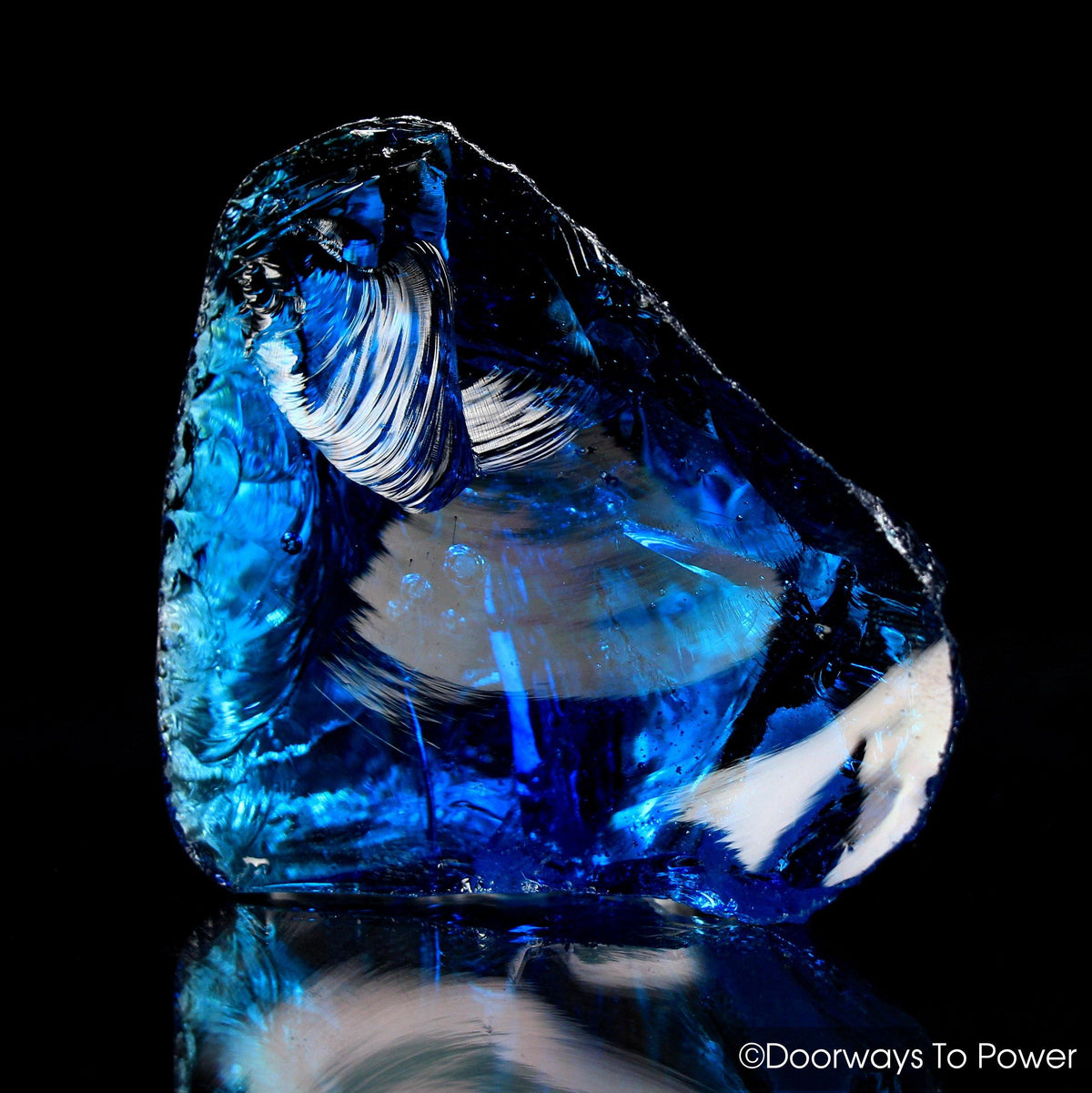 Electric Blue Atlantean Monatomic Andara Crystal 