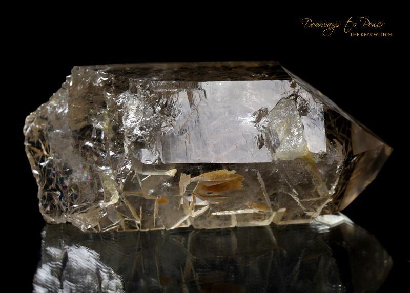 Golden Harmonics Spirit Paths Quartz Crystal 'Bridge to Infinity'