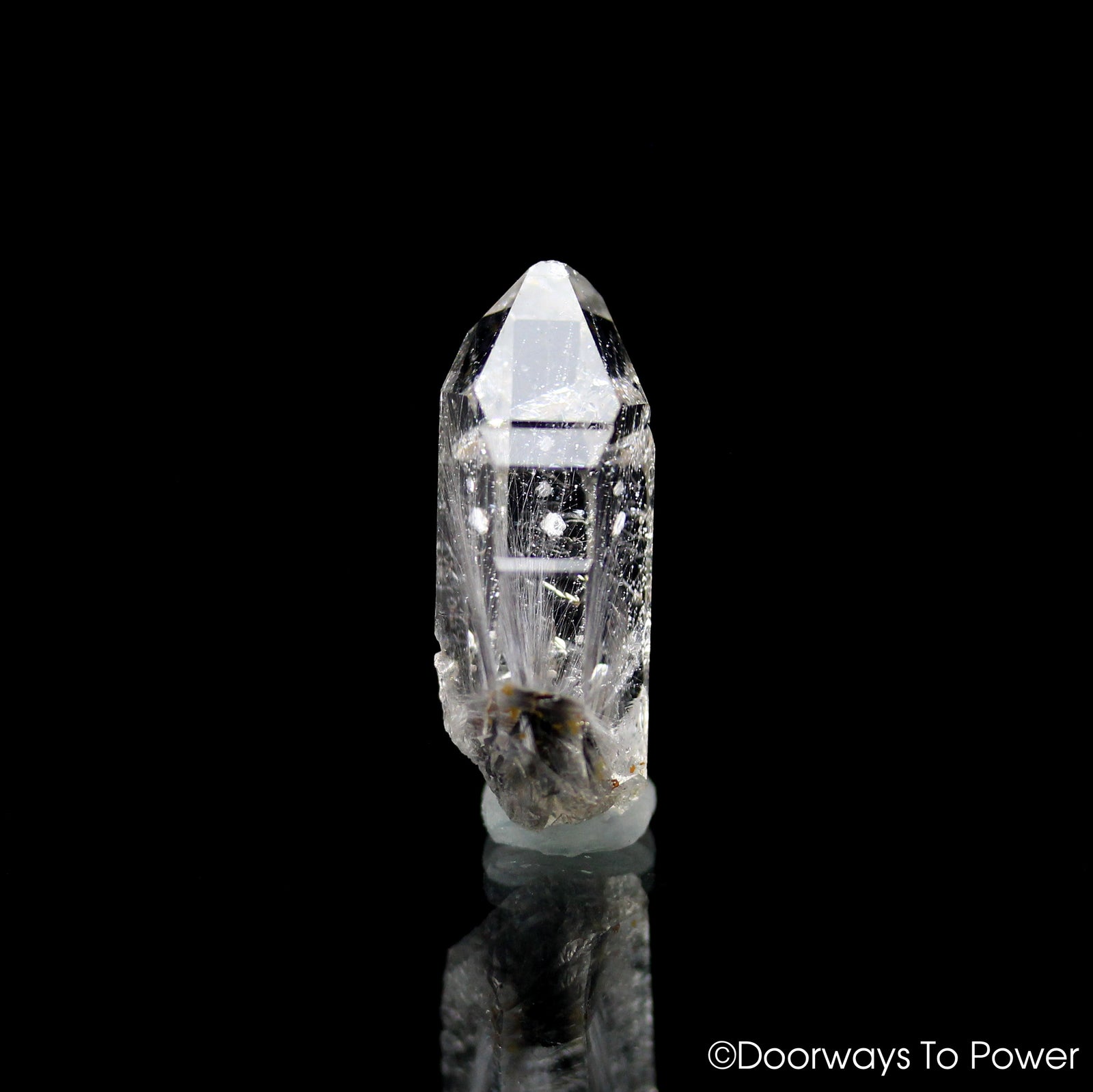 Brookite in Quartz Crystal Record Keepers & Rutiles Rare Synergy 12 Stone