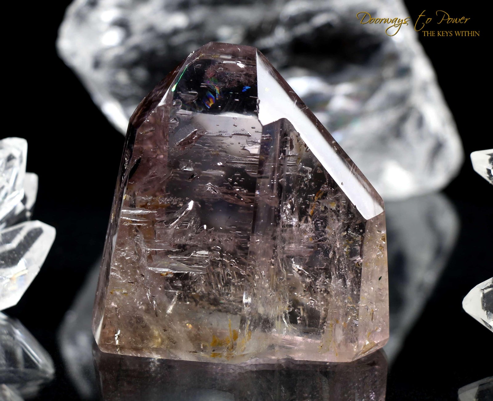 Smoky Amethyst Phantom Quartz Point 