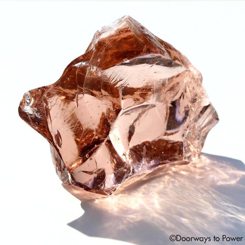 Desert Rose Pink Monatomic Andara Crystal Temple Piece 'ZEN'