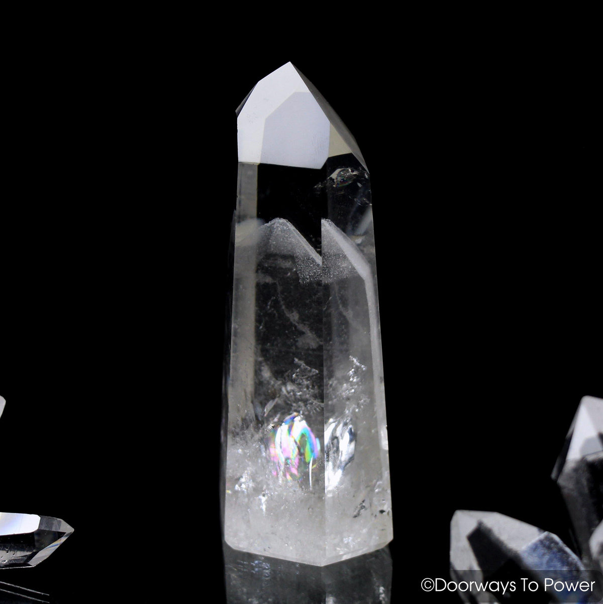 John of God Crystal Phantom Quartz Point & Shaman Dow
