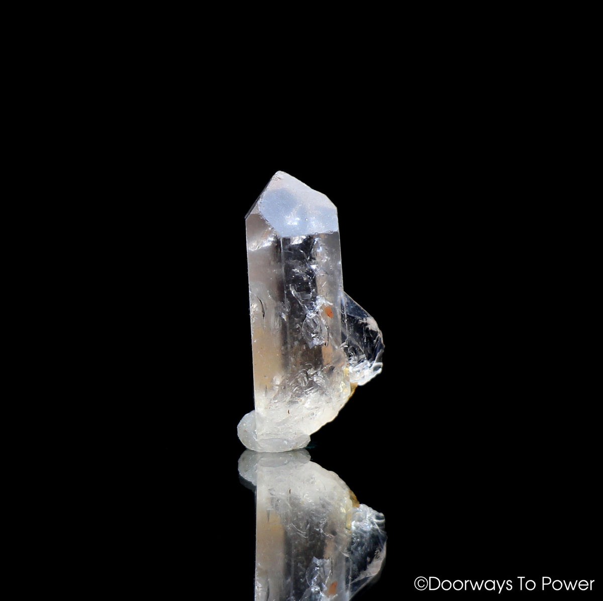 Satyaloka Clear Azeztulite Quartz Crystal Point - Inner Child Penetrator Crystal