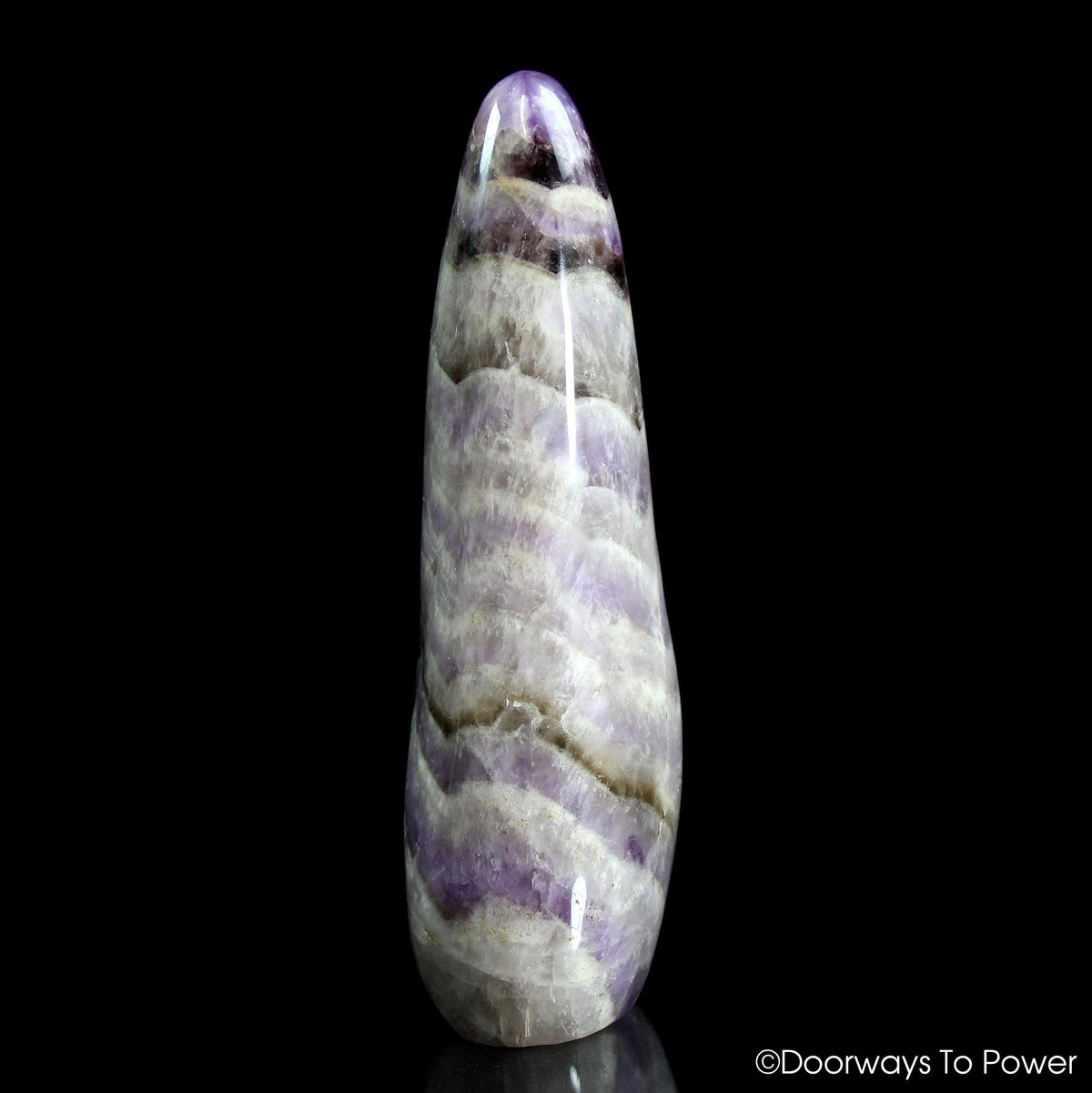 Amazez Amethyst Azeztulite Crystal Altar Stone Polished