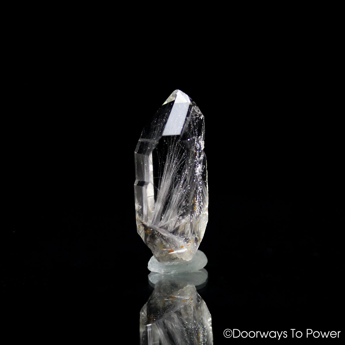 Brookite in Quartz Crystal Record Keepers & Rutiles Rare Synergy 12 Stone