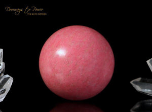 Rose Pink Thulite Crystal Sphere
